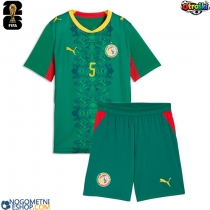 Otroški Nogometni dresi Senegal Idrissa Gueye #5 Gostujoči SP 2026 Kratek Rokav (+ Kratke hlače)